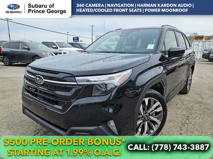 Black 2026 Subaru Forester SUV / Crossover All-Wheel Drive Continuously Variable Transmission