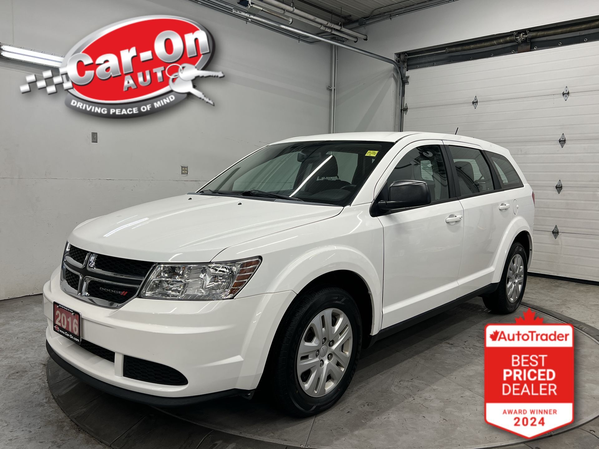 White 2016 Dodge Journey SUV / Crossover Front-Wheel Drive Automatic