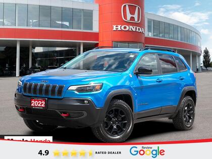 Blue 2022 Jeep Cherokee SUV / Crossover Four-Wheel Drive