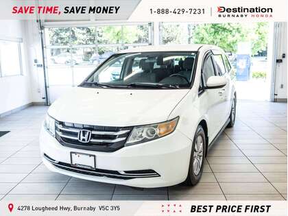WHITE DIAMOND PEARL 2014 Honda Odyssey Minivan Front-Wheel Drive Automatic