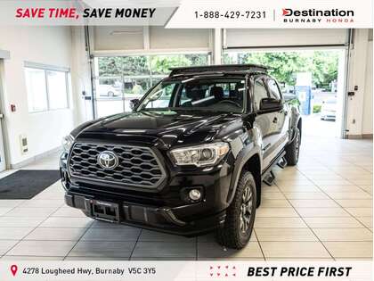 MIDNIGHT BLACK METALLIC 2021 Toyota Tacoma Pickup Truck Automatic