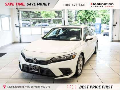 PLATINUM WHITE PEARL 2024 Honda Civic Sedan Front-Wheel Drive Automatic
