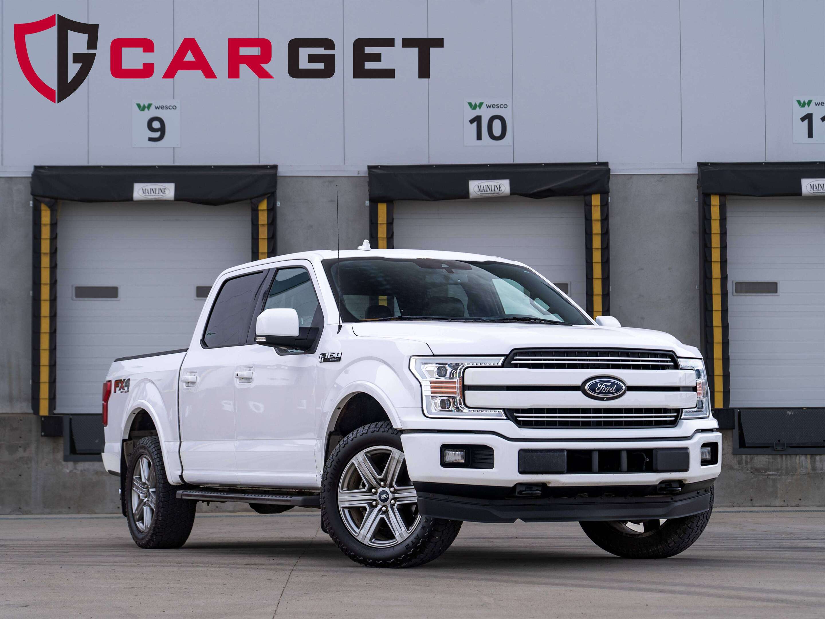 White 2018 Ford F-150 Pickup Truck Four-Wheel Drive Automatic