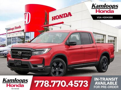 Red 2026 Honda Ridgeline Pickup Truck All-Wheel Drive Automatic