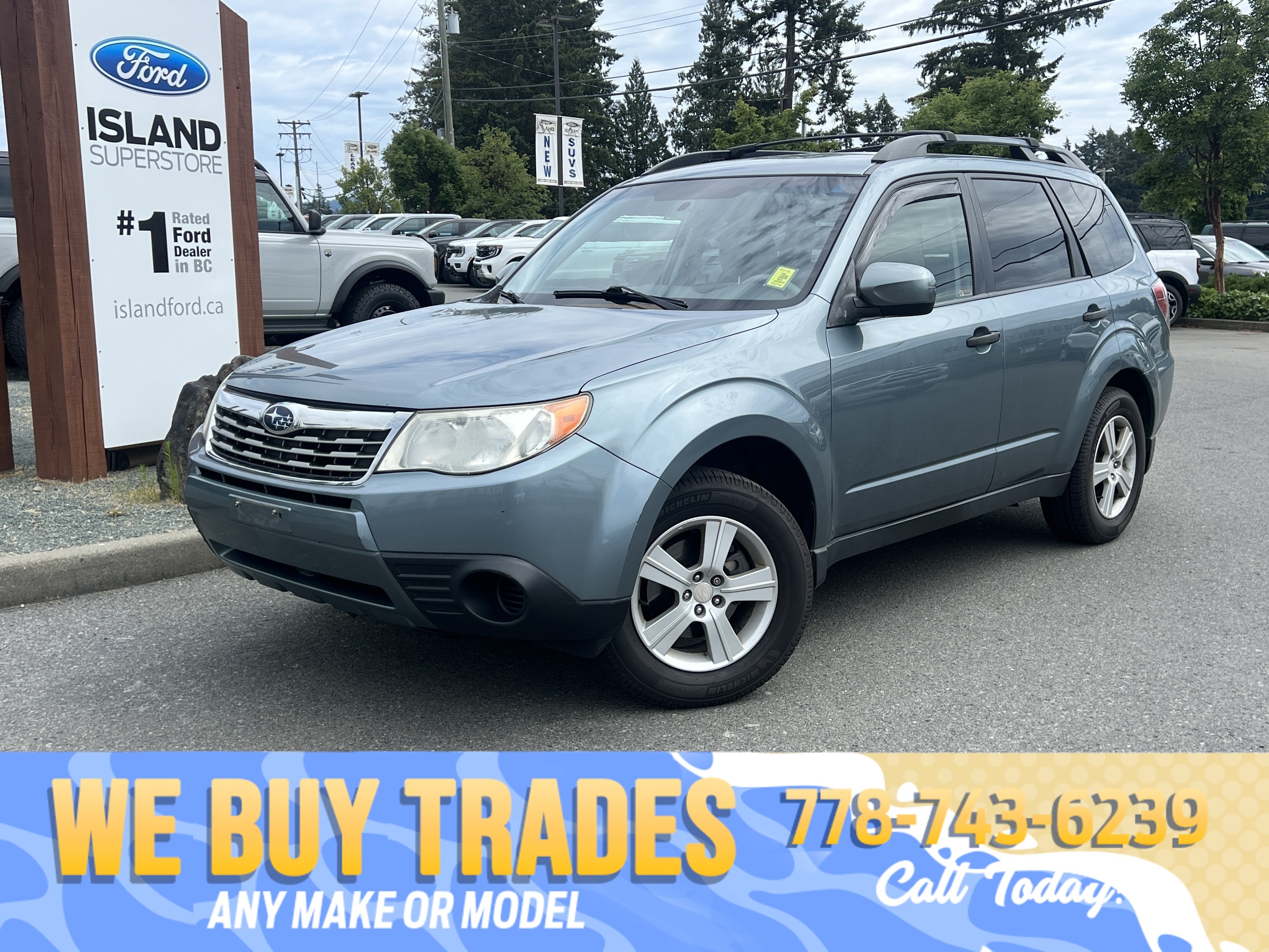 Green 2010 Subaru Forester SUV / Crossover All-Wheel Drive Automatic