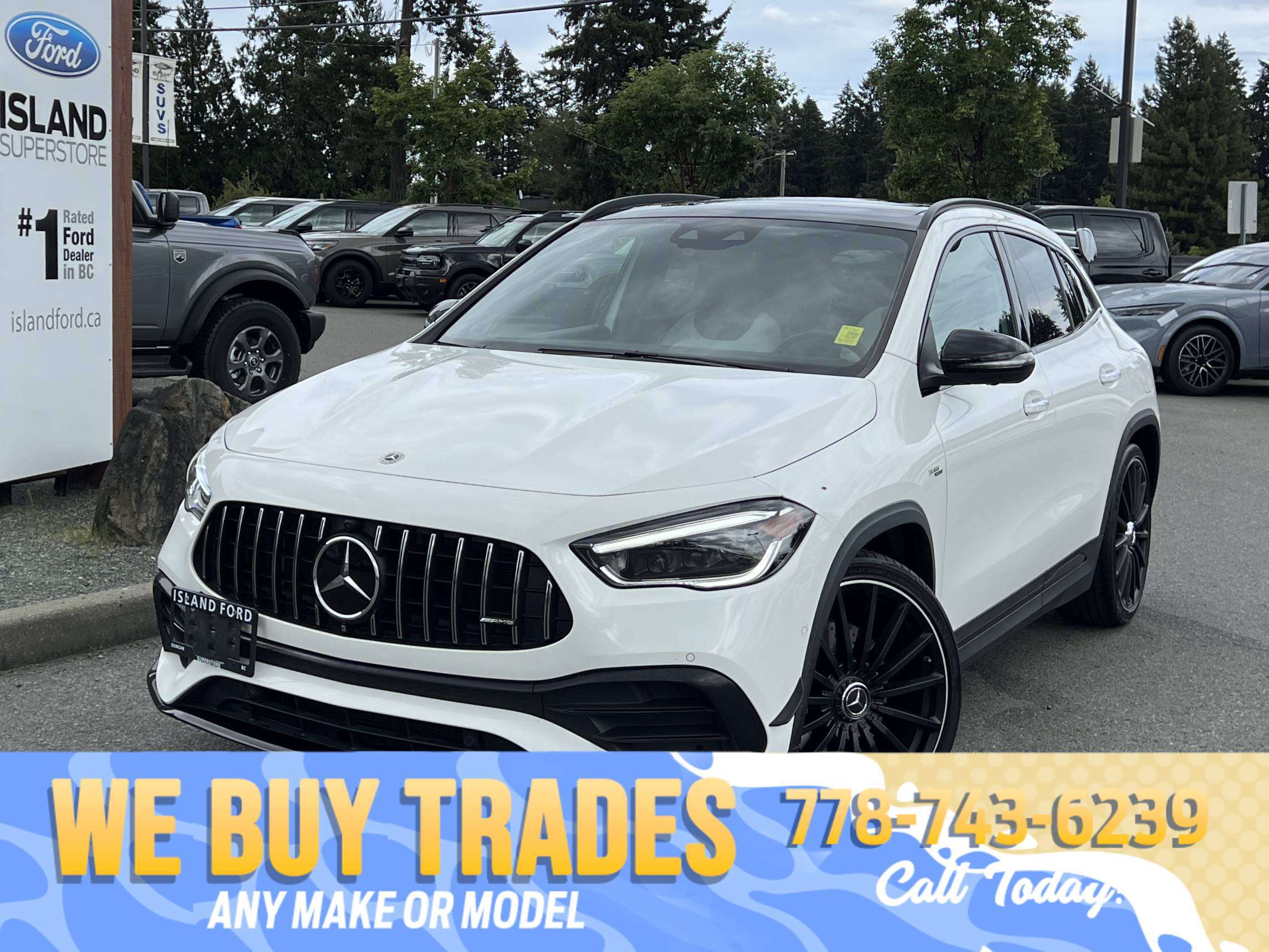 White 2021 Mercedes-Benz GLA SUV / Crossover All-Wheel Drive Automatic