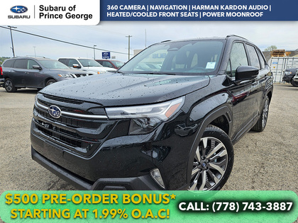 Black 2026 Subaru Forester SUV / Crossover All-Wheel Drive Continuously Variable Transmission
