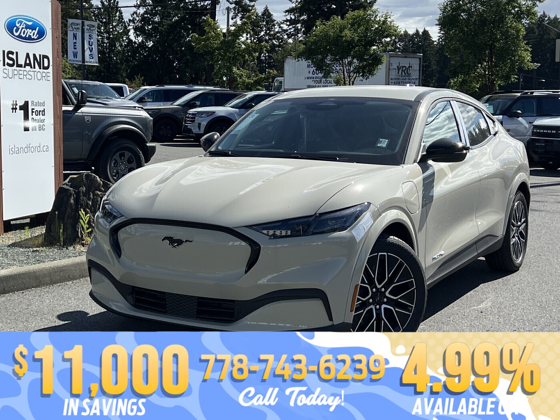 Brown (Beige) 2026 Ford Mustang Mach-E SUV / Crossover All-Wheel Drive 1-Speed Automatic