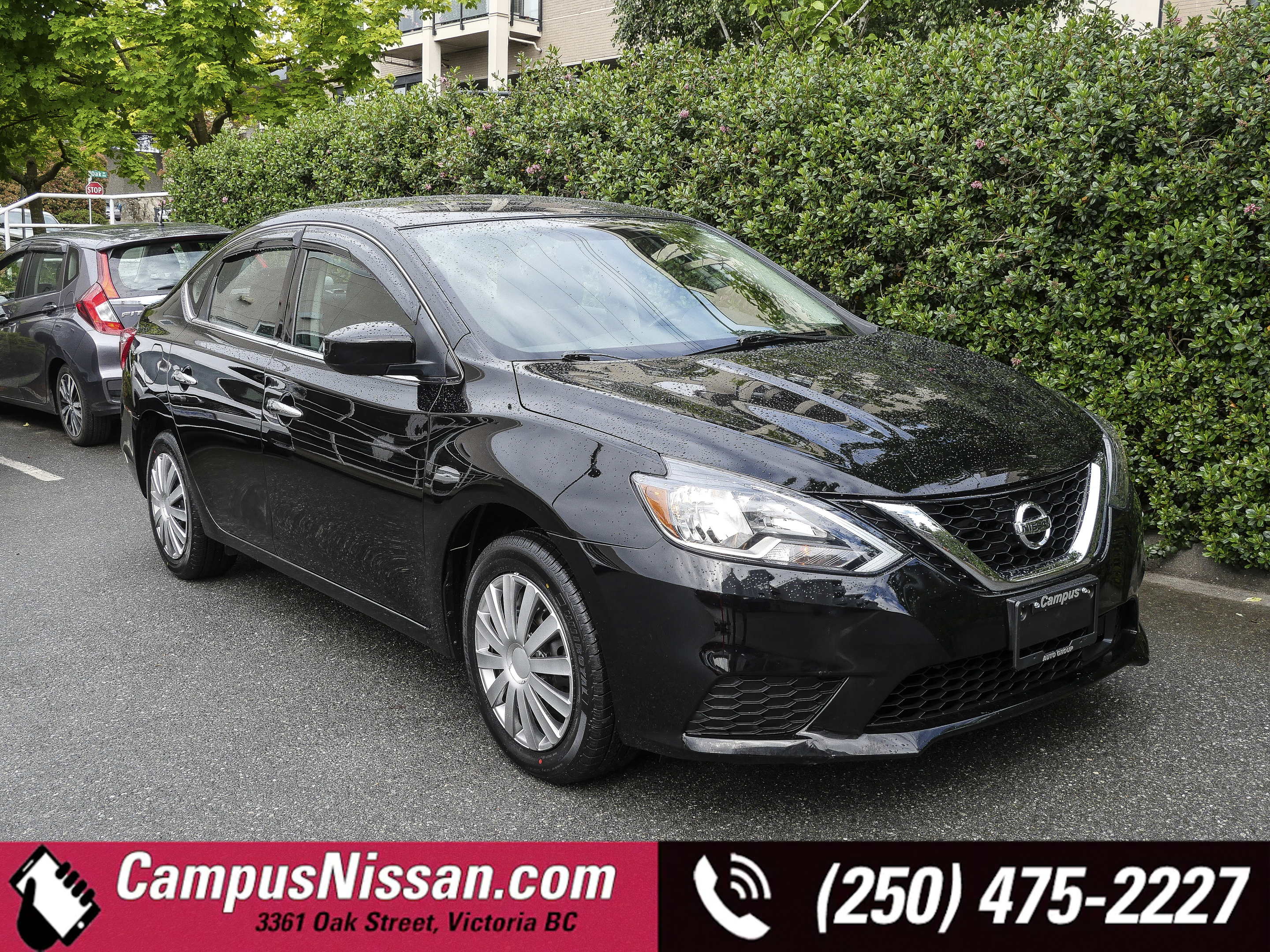Black 2019 Nissan Sentra Sedan Front-Wheel Drive Continuously Variable Transmission