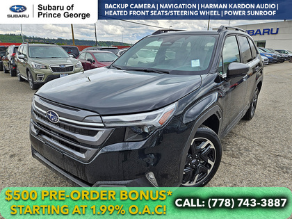 Black 2026 Subaru Forester SUV / Crossover All-Wheel Drive Continuously Variable Transmission