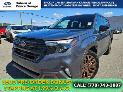 Gray 2026 Subaru Forester SUV / Crossover All-Wheel Drive Continuously Variable Transmission