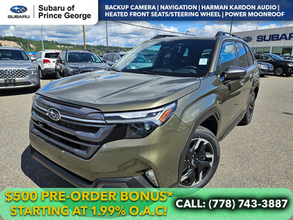 Green 2026 Subaru Forester SUV / Crossover All-Wheel Drive Continuously Variable Transmission