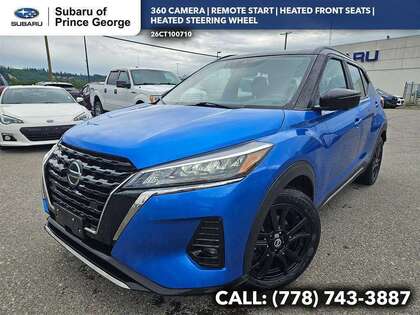 Blue 2021 Nissan Kicks SUV / Crossover Front-Wheel Drive Continuously Variable Transmission