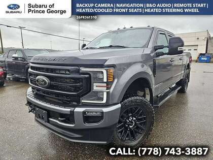 Gray 2022 Ford F-350 Super Duty Pickup Truck Four-Wheel Drive