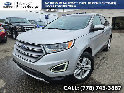 Silver 2017 Ford Edge SUV / Crossover All-Wheel Drive 6-Speed Automatic