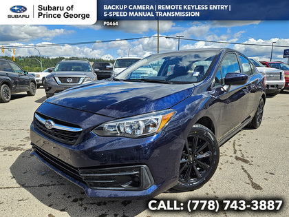 Blue 2020 Subaru Impreza Sedan Manual