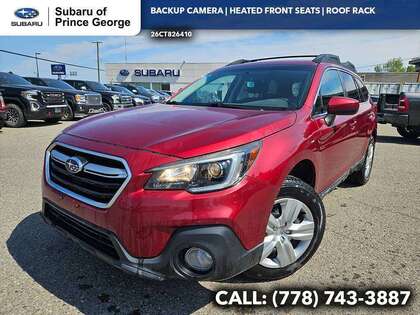 Red 2018 Subaru Outback Wagon All-Wheel Drive Continuously Variable Transmission