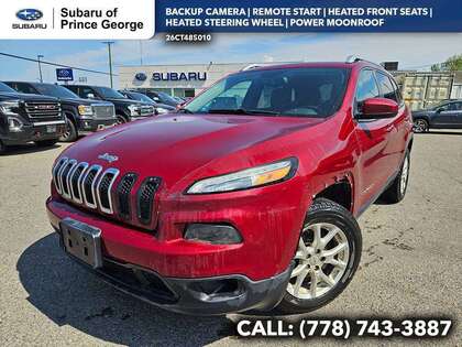Red 2014 Jeep Cherokee SUV / Crossover Four-Wheel Drive 9-Speed Automatic