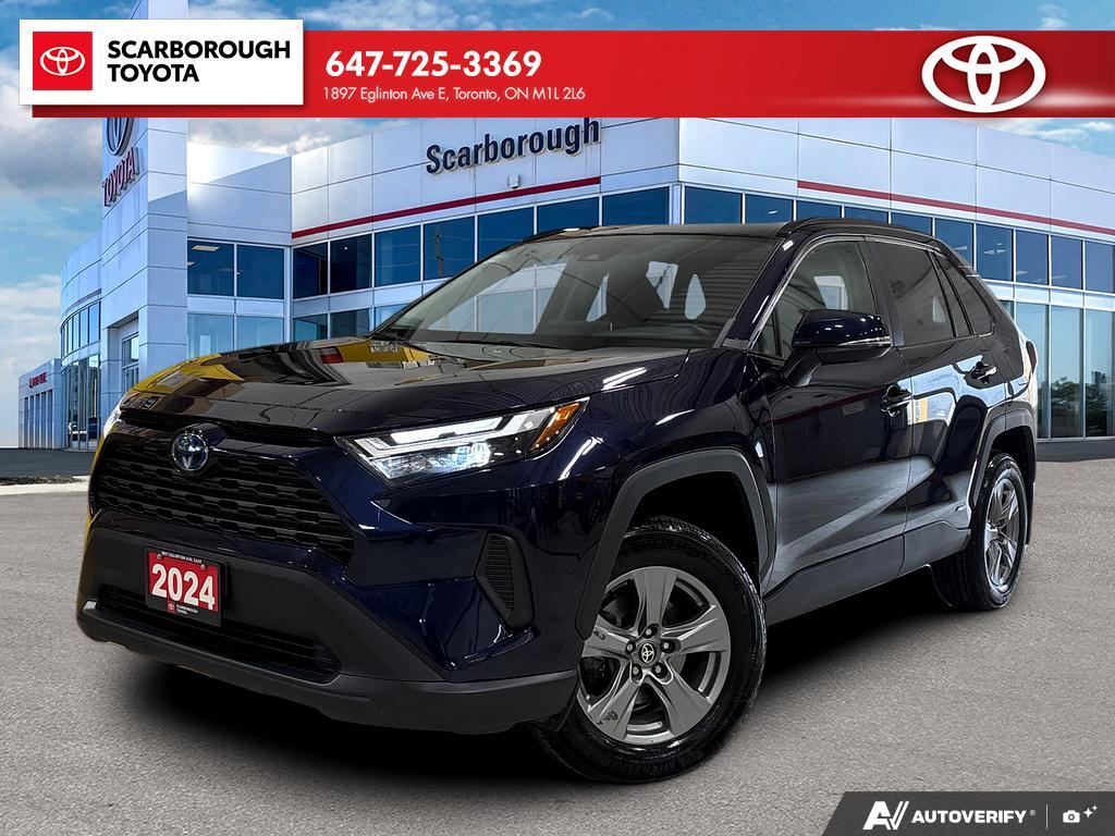 Blue 2024 Toyota RAV4 Hybrid SUV / Crossover All-Wheel Drive Continuously Variable Transmission
