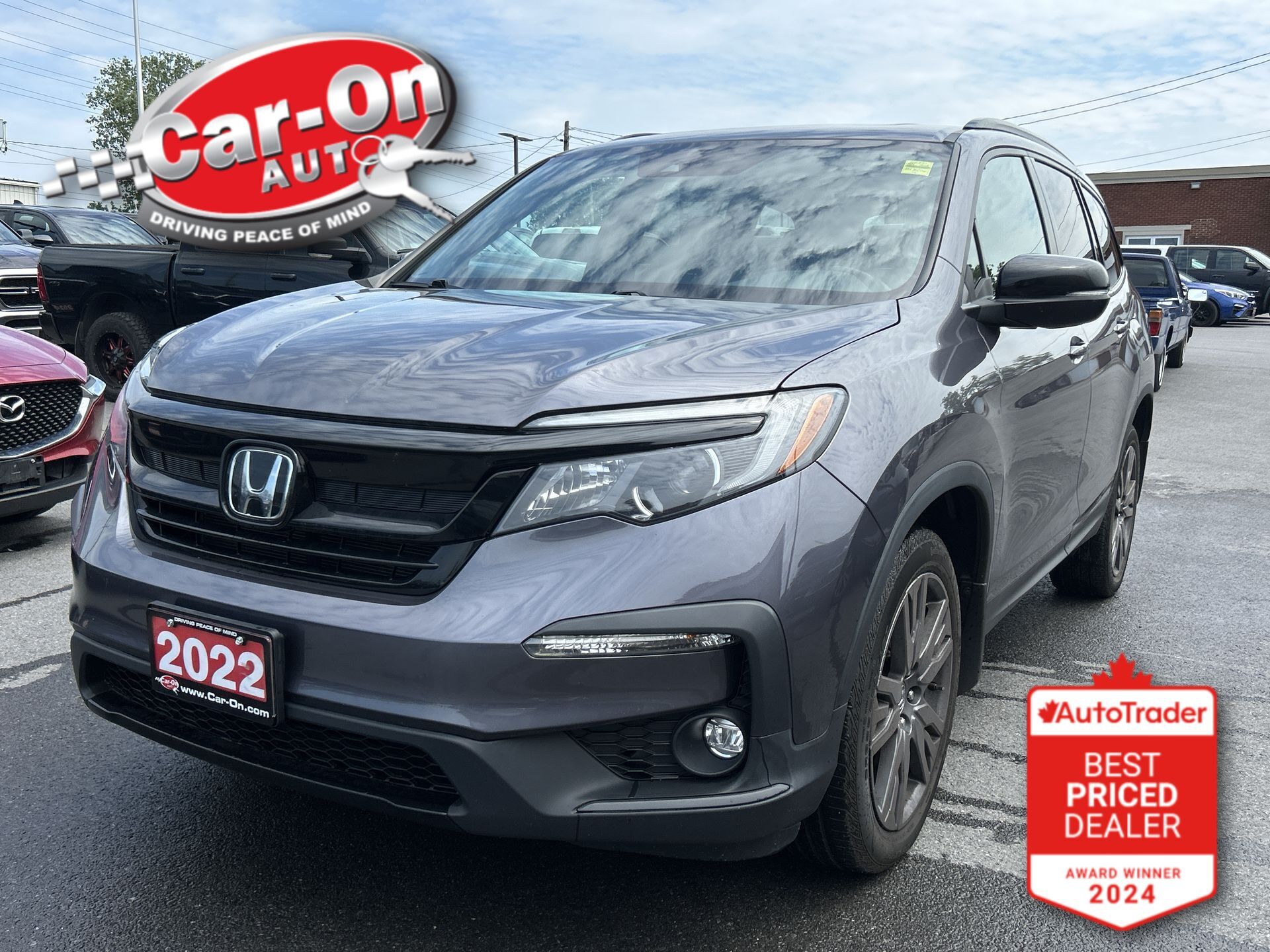 Gray 2022 Honda Pilot SUV / Crossover All-Wheel Drive Automatic