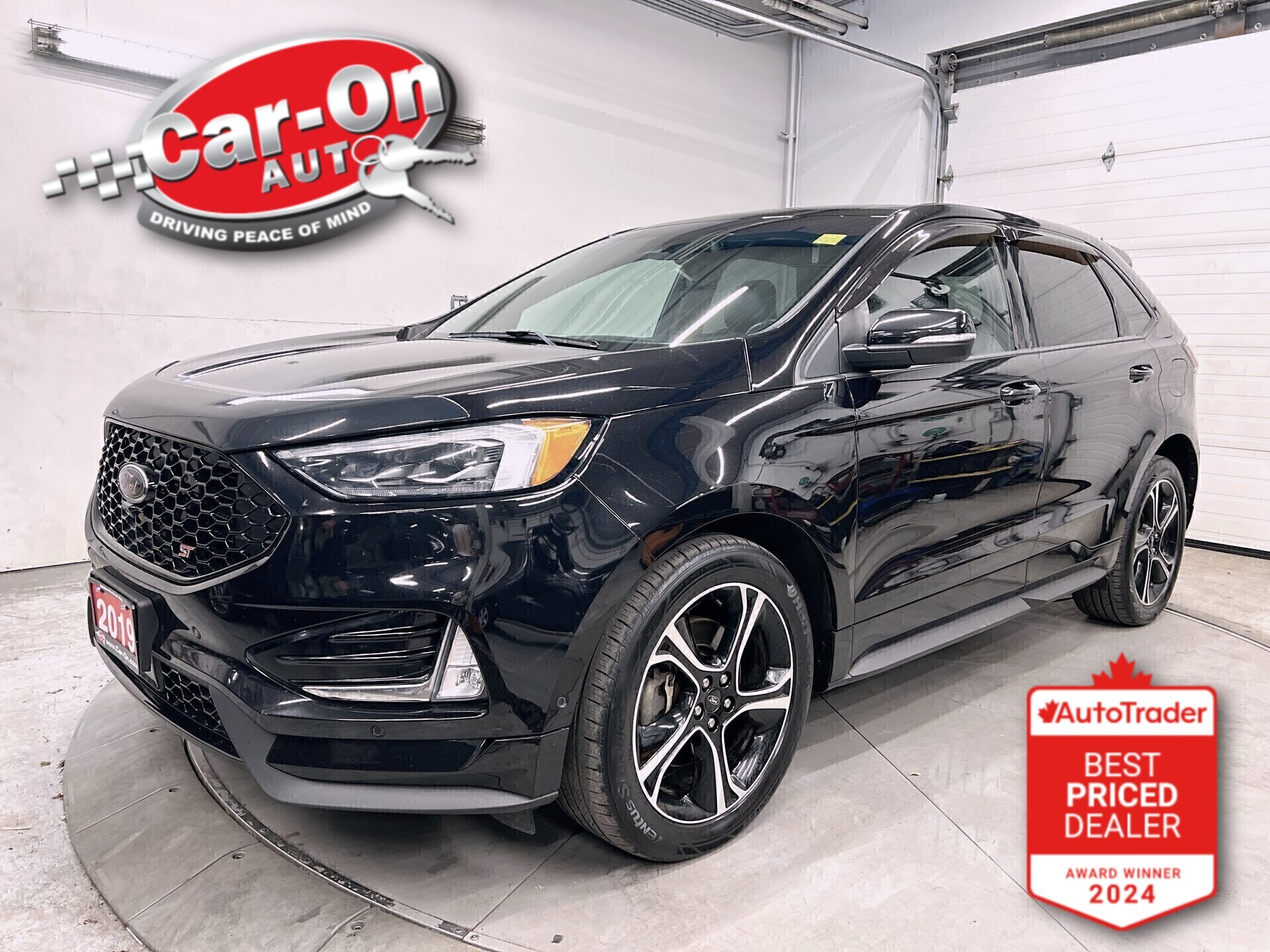 Black 2019 Ford Edge SUV / Crossover All-Wheel Drive Automatic