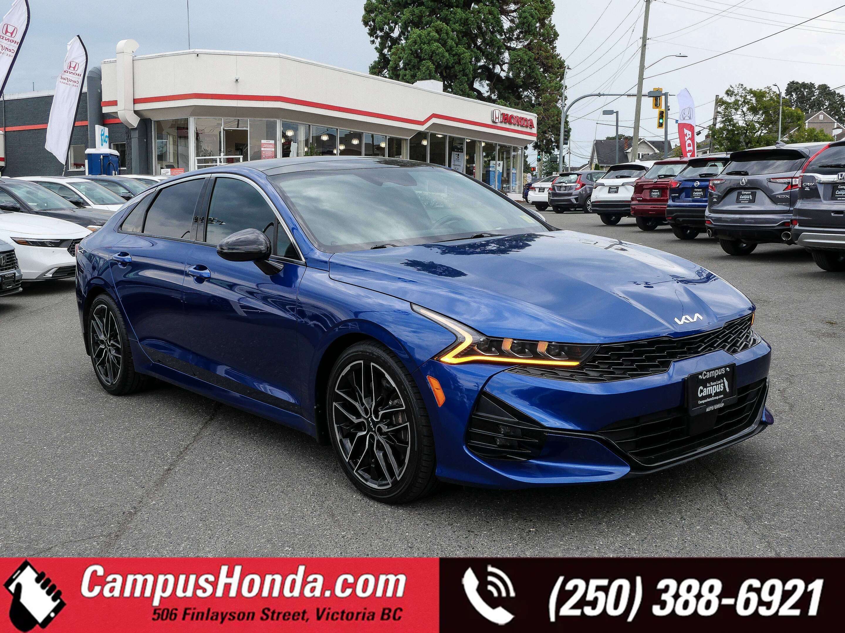 Blue 2023 Kia K5 Sedan Front-Wheel Drive 8-Speed Automatic