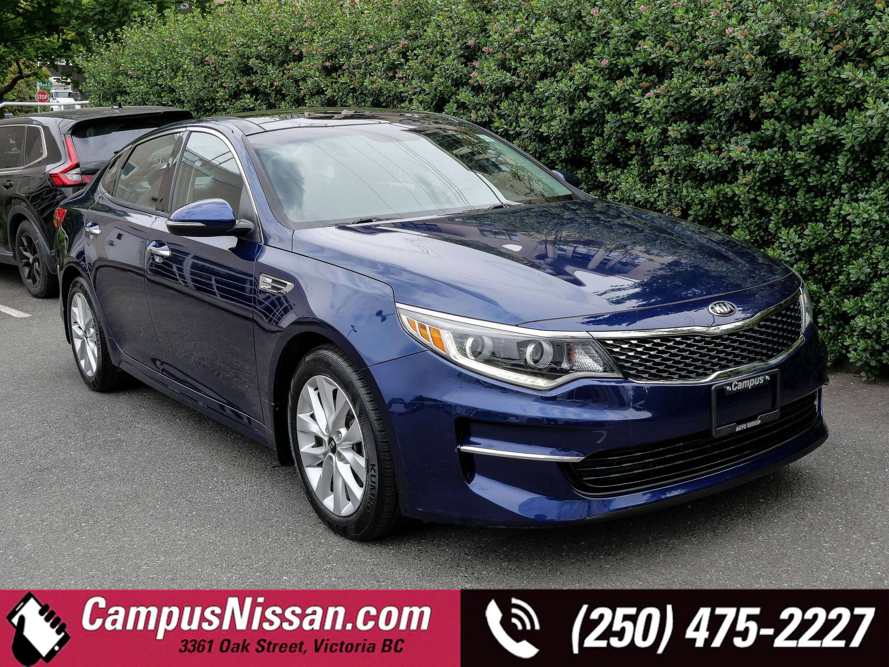 Blue 2018 Kia Optima Sedan Front-Wheel Drive 6-Speed Automatic