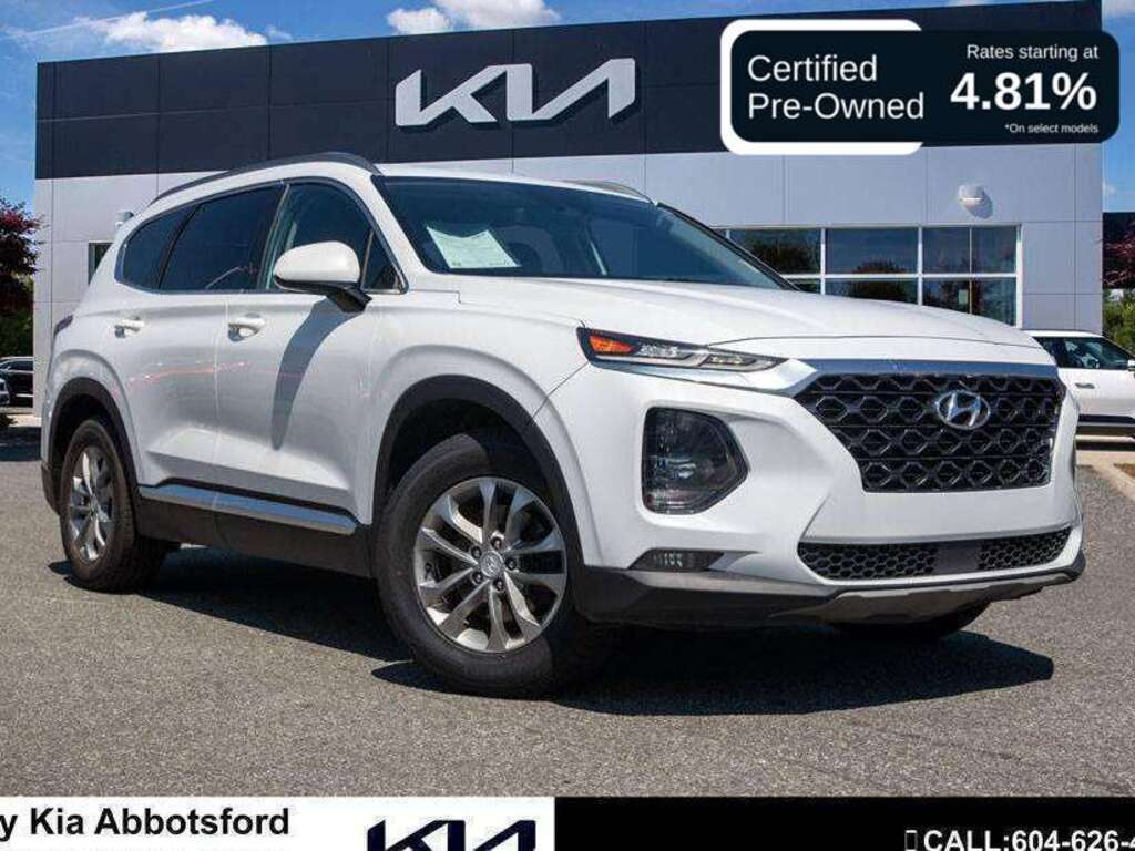 Quartz White 2020 Hyundai Santa Fe SUV / Crossover All-Wheel Drive