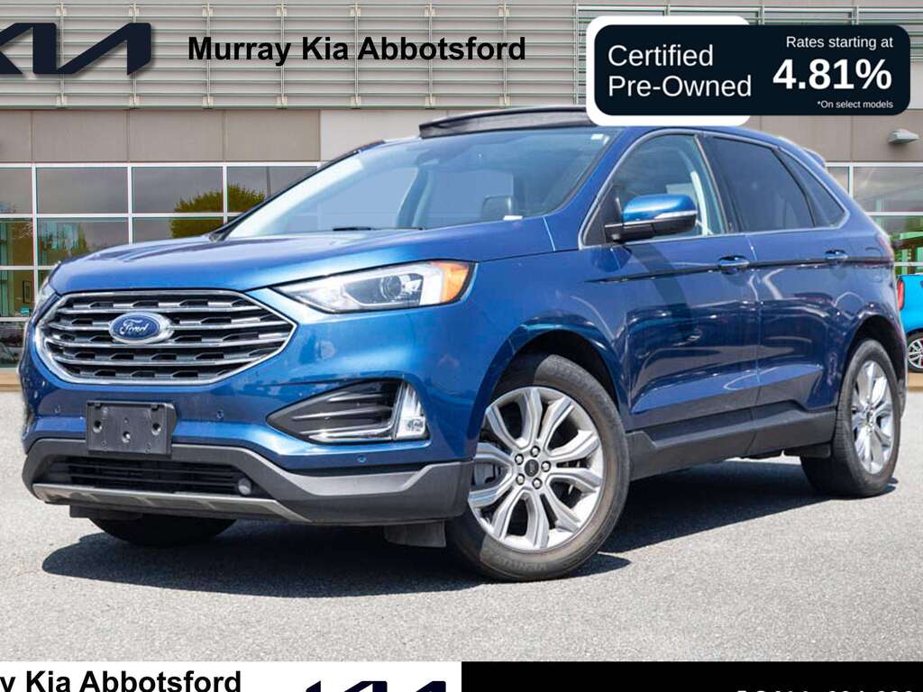 Atlas Blue Metallic 2023 Ford Edge SUV / Crossover All-Wheel Drive Automatic