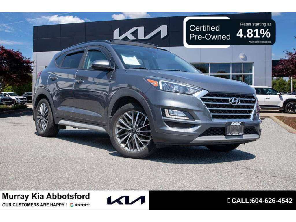 Gray (Coliseum Grey) 2019 Hyundai Tucson SUV / Crossover All-Wheel Drive