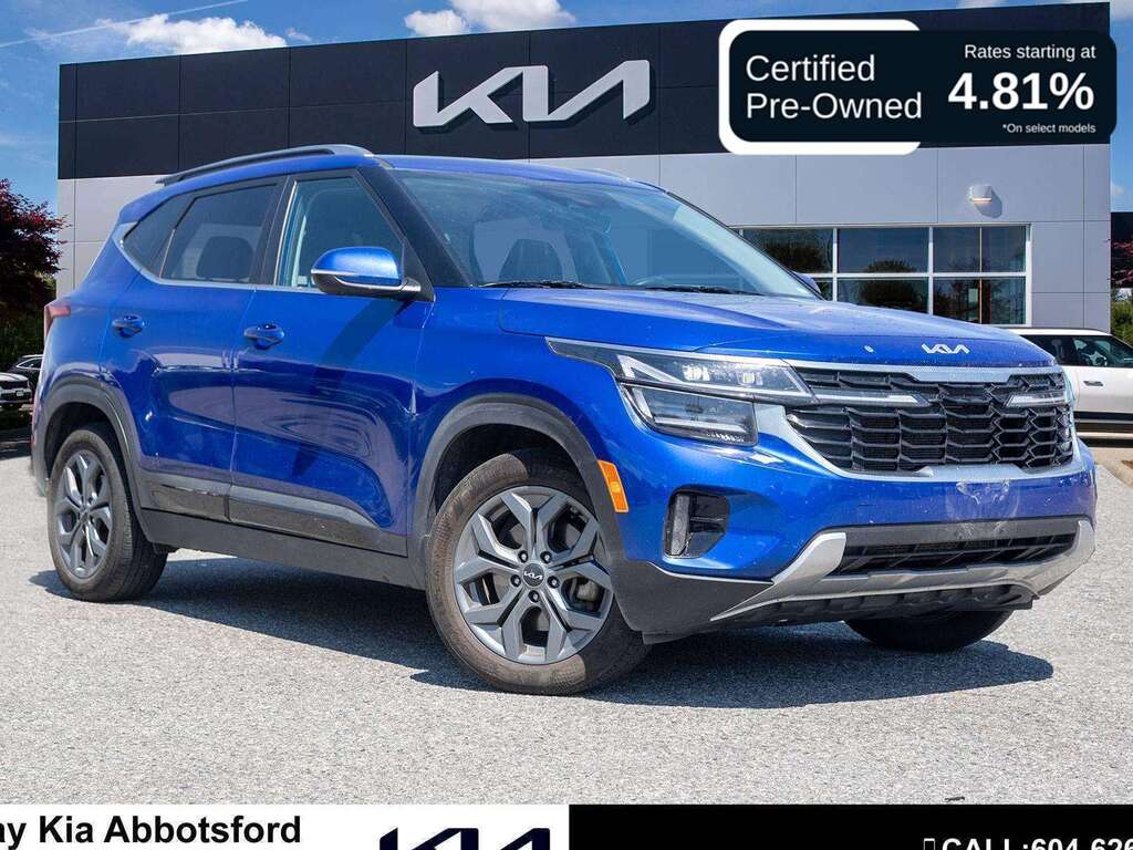 Neptune Blue 2025 Kia Seltos SUV / Crossover All-Wheel Drive Continuously Variable Transmission