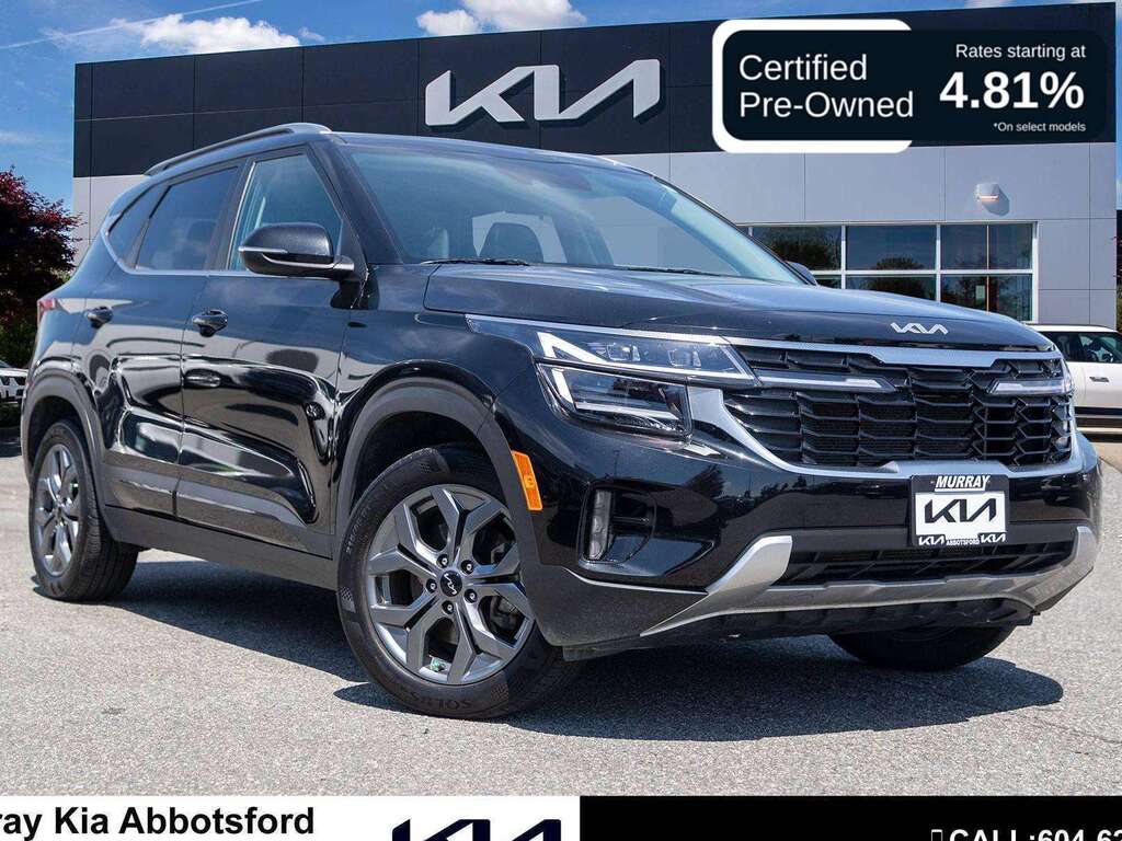 Fusion Black 2025 Kia Seltos SUV / Crossover All-Wheel Drive Continuously Variable Transmission