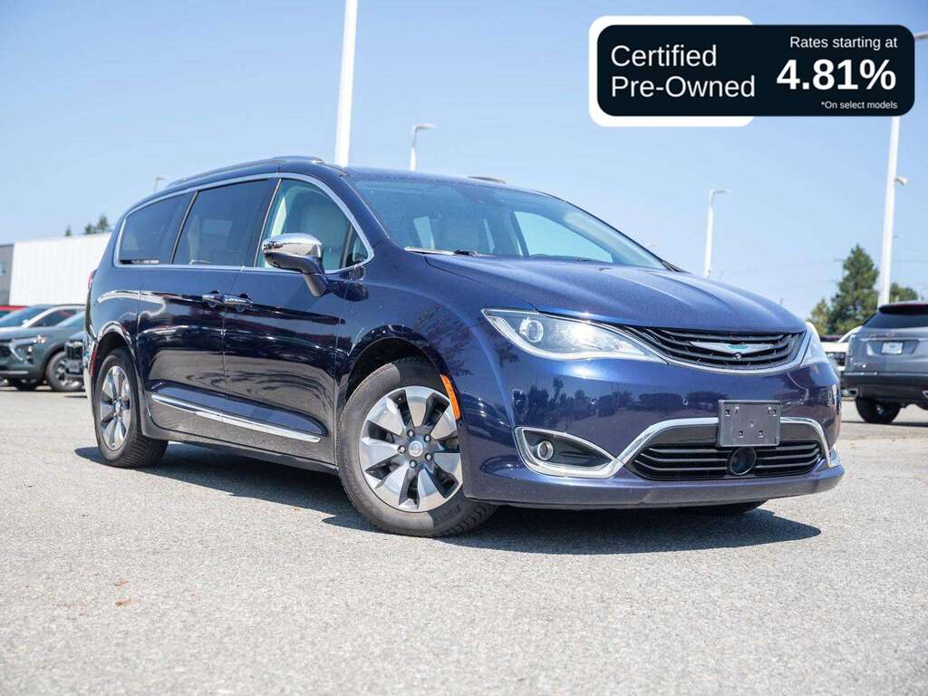 Jazz Blue Pearl 2017 Chrysler Pacifica Hybrid Minivan Front-Wheel Drive Continuously Variable Transmission