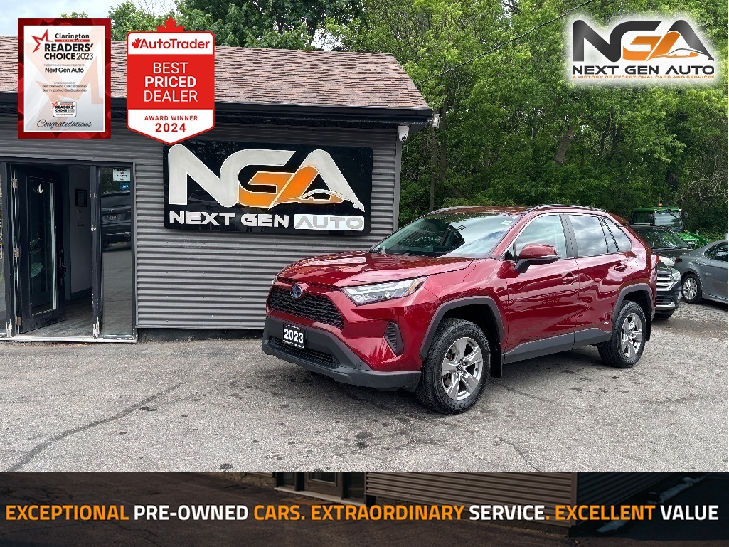 Red 2023 Toyota RAV4 Hybrid SUV / Crossover All-Wheel Drive Continuously Variable Transmission