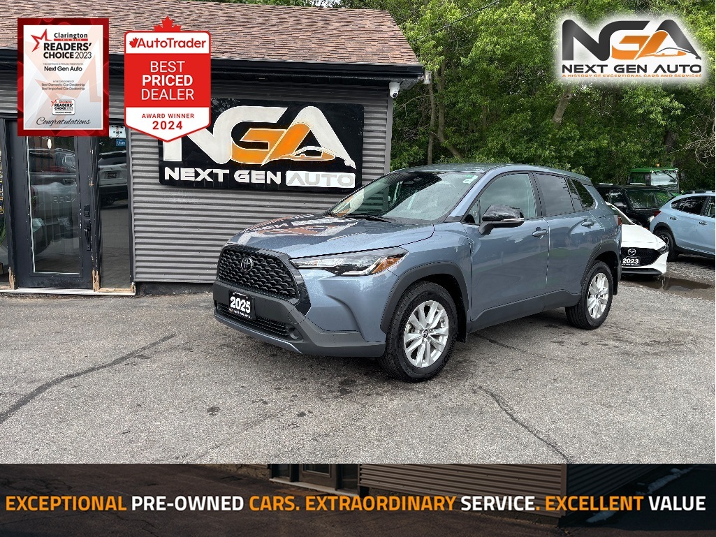 Blue 2025 Toyota Corolla Cross SUV / Crossover All-Wheel Drive Continuously Variable Transmission