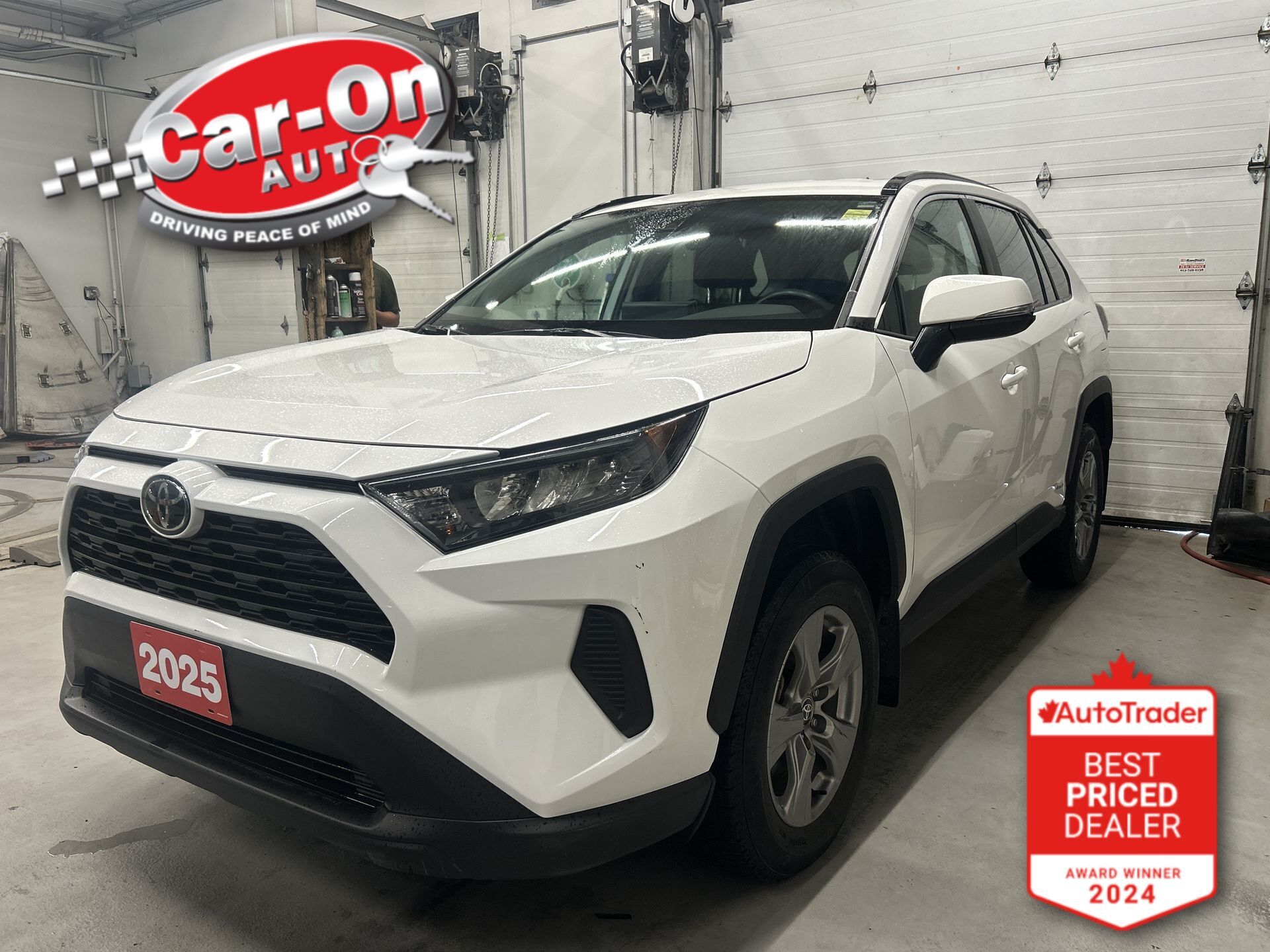 White 2025 Toyota RAV4 Hybrid SUV / Crossover All-Wheel Drive Automatic
