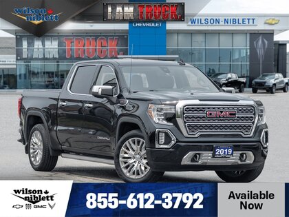 Black 2019 GMC Sierra 1500 Pickup Truck Four-Wheel Drive 10-Speed Automatic