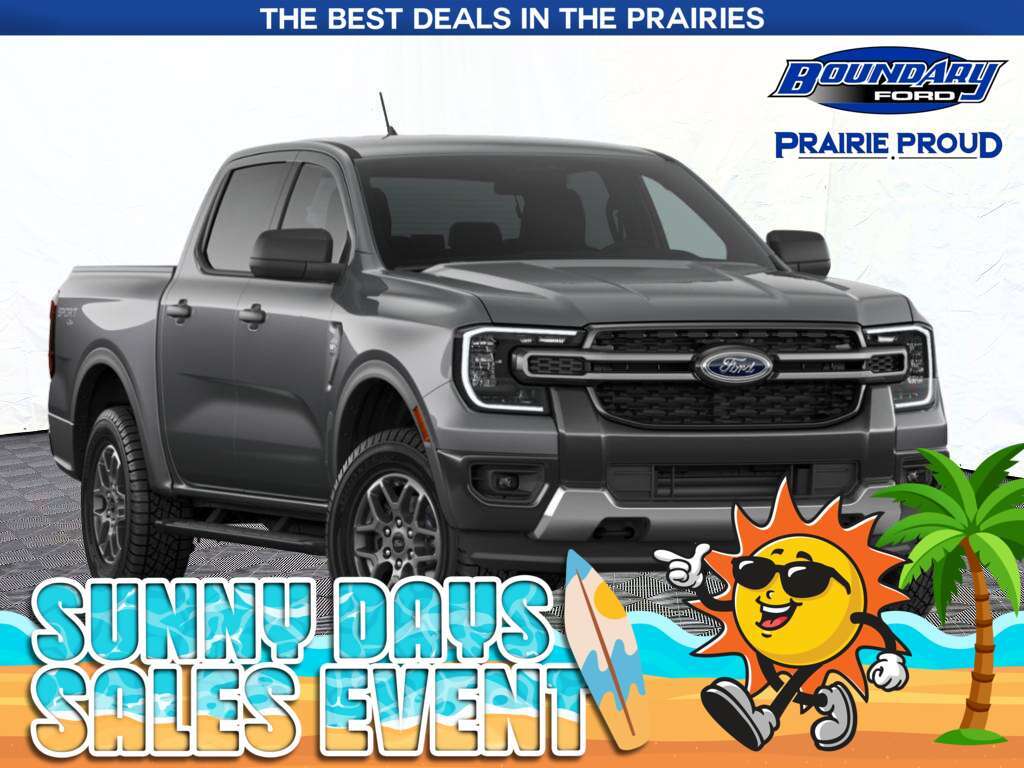 Gray 2026 Ford Ranger Pickup Truck Four-Wheel Drive Automatic