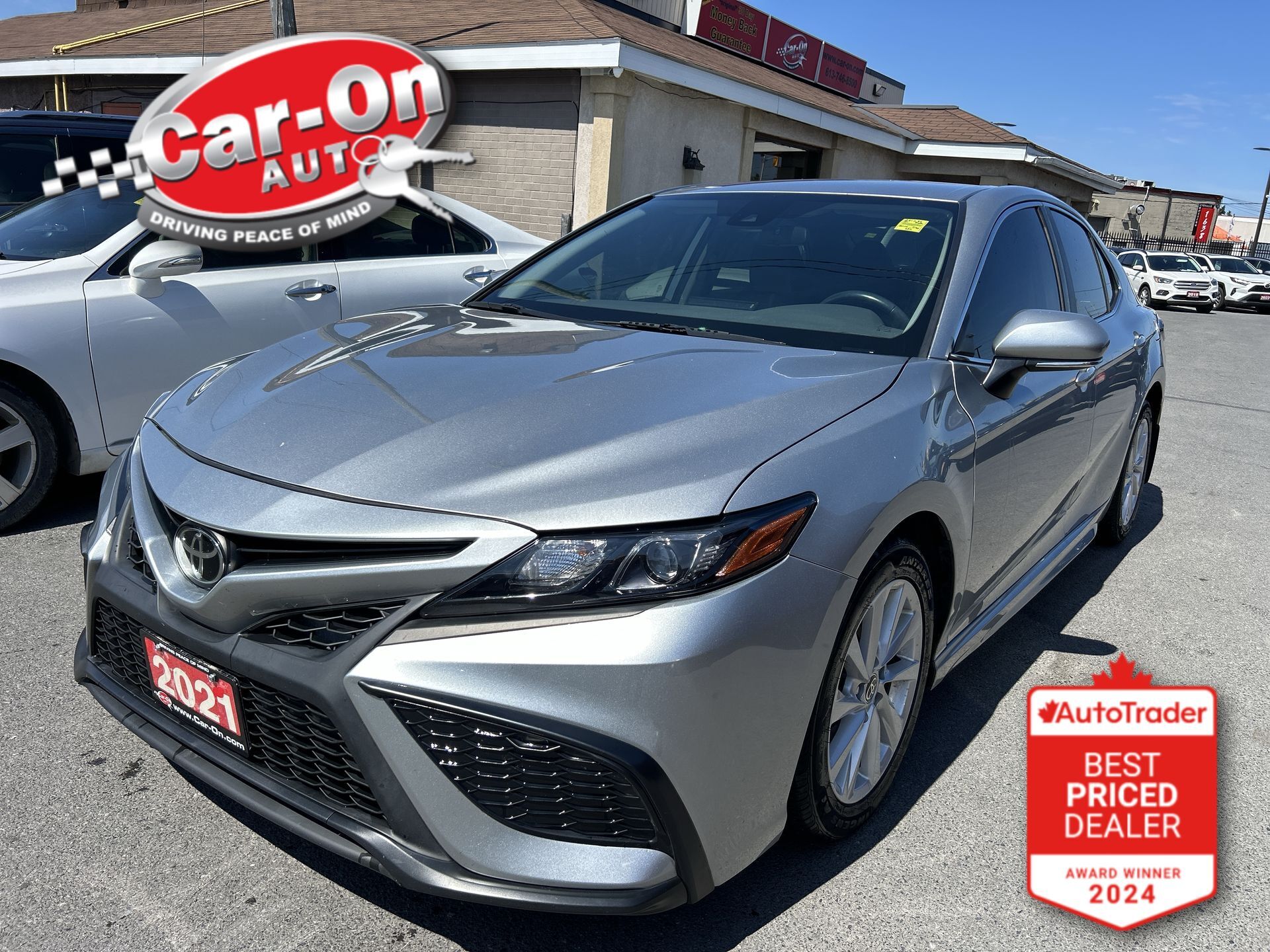 Gray 2021 Toyota Camry Sedan Front-Wheel Drive Automatic