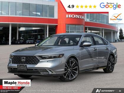 Silver 2026 Honda Accord Hybrid Sedan Front-Wheel Drive Continuously Variable Transmission
