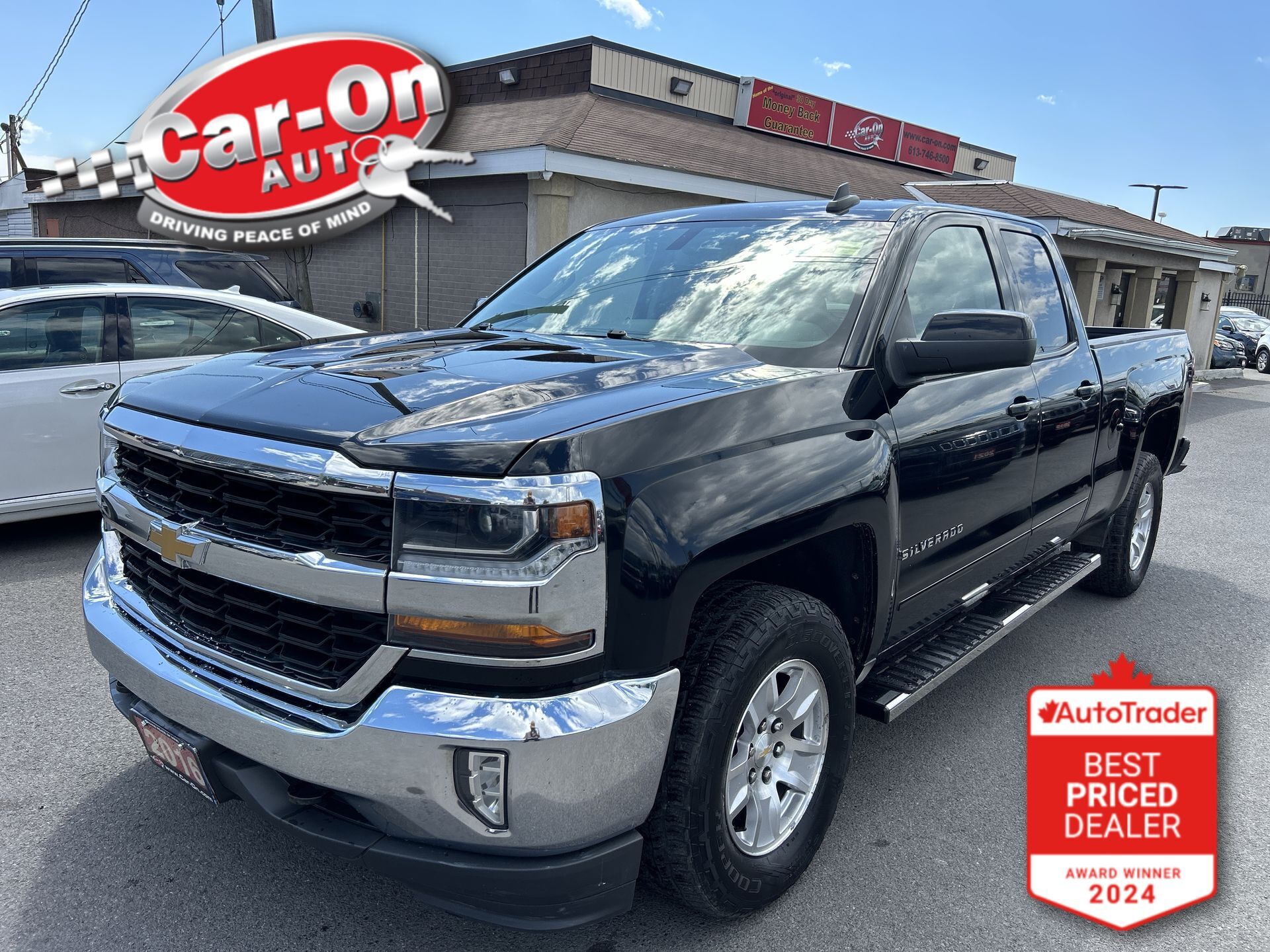Black 2016 Chevrolet Silverado 1500 Pickup Truck Four-Wheel Drive Automatic