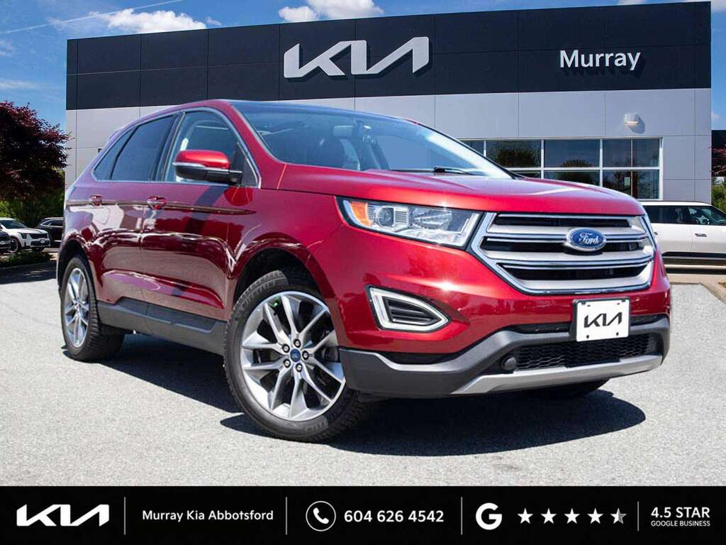 Ruby Red Metallic Tinted Clearcoat 2017 Ford Edge SUV / Crossover All-Wheel Drive Automatic
