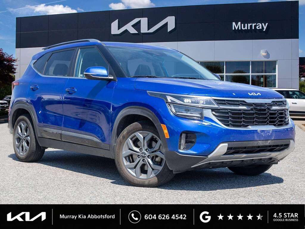 Neptune Blue 2025 Kia Seltos SUV / Crossover All-Wheel Drive Continuously Variable Transmission