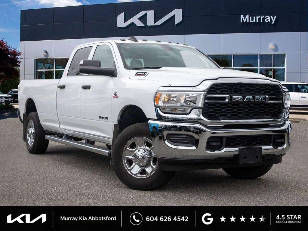 Bright White 2022 RAM 3500 Pickup Truck Four-Wheel Drive