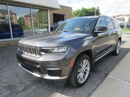 Gray 2022 Jeep Grand Cherokee L SUV / Crossover Four-Wheel Drive Automatic