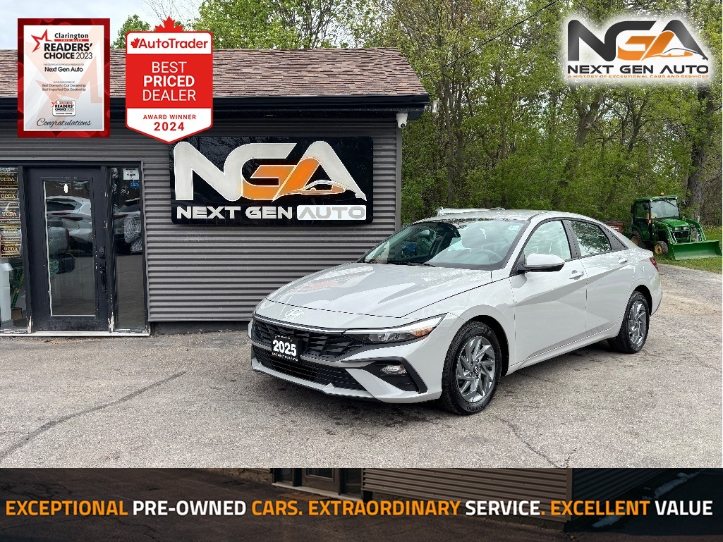 Gray 2025 Hyundai Elantra Sedan Continuously Variable Transmission