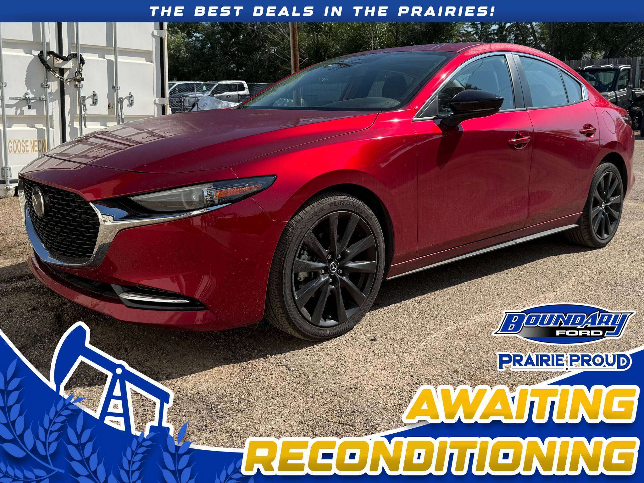 Red 2021 Mazda MAZDA3 Sedan 6-Speed Automatic
