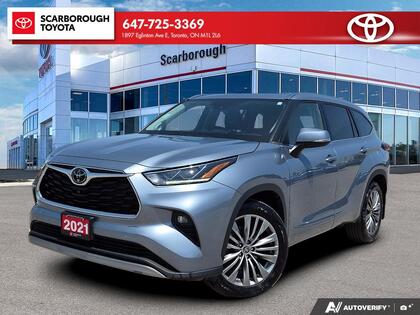 used 2021 Toyota Highlander car, priced at $37,995