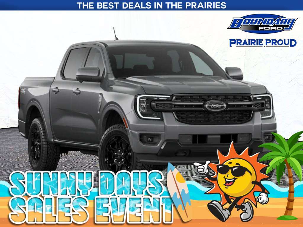 Gray 2026 Ford Ranger Pickup Truck Four-Wheel Drive Automatic
