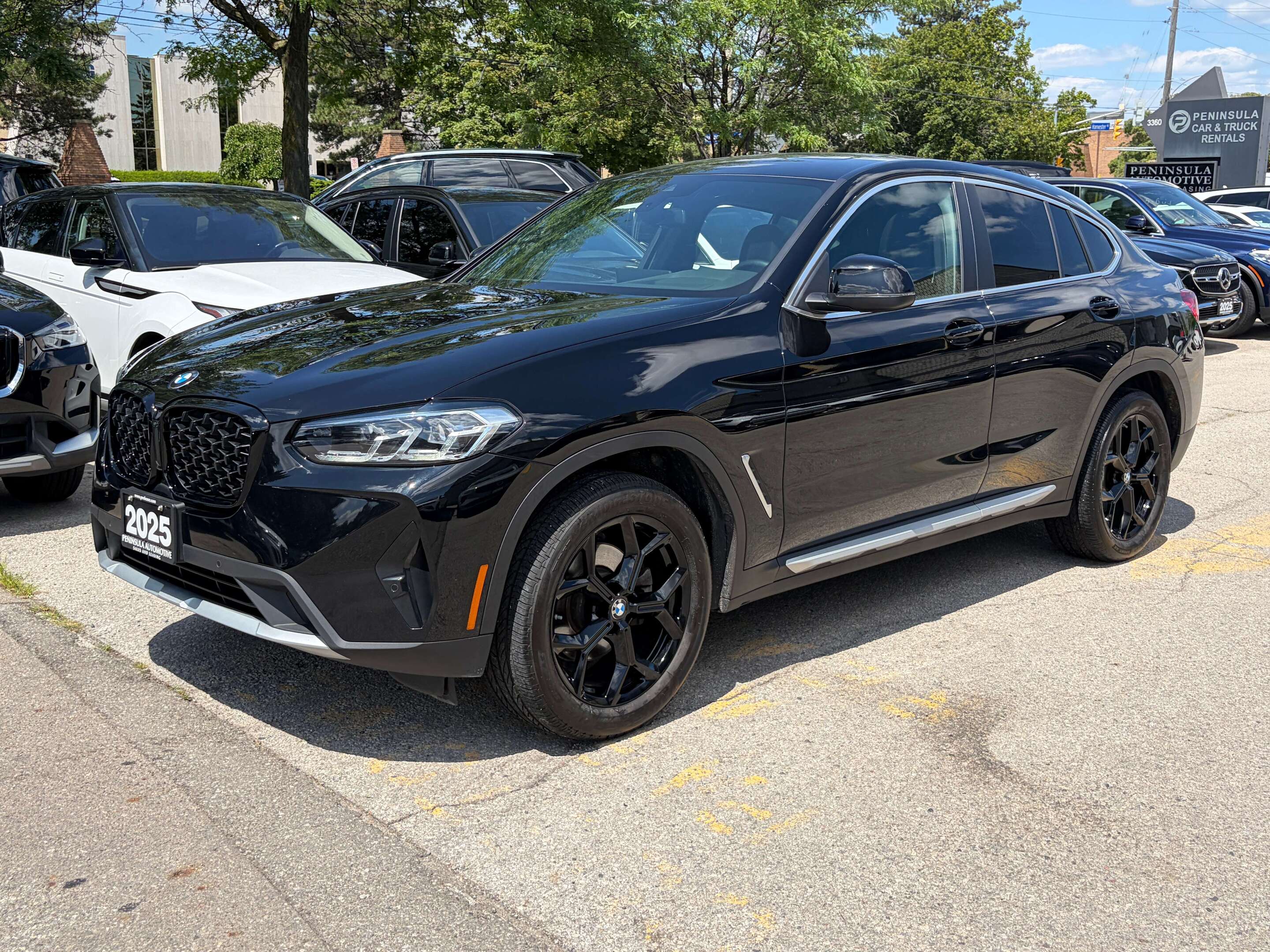 Jet Black 2025 BMW X4 SUV / Crossover All-Wheel Drive Automatic